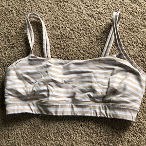 Striped Lululemon Bra size 8